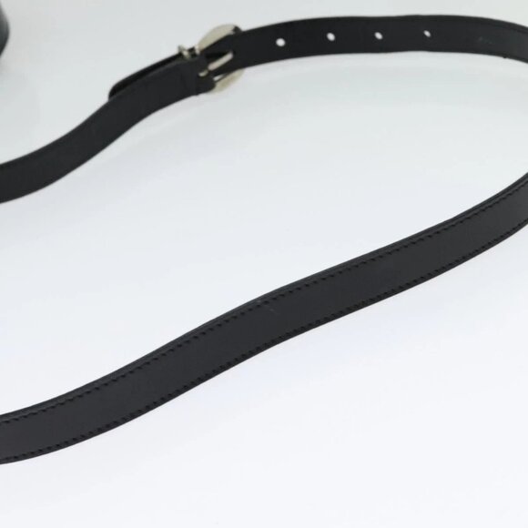 GUCCI Shoulder Bag Patent leather Black Silver Auth ep10410 - Picture 8 of 15